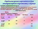 Определение уровня загрязнения воздуха