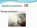 Народные приметы