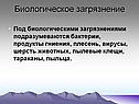 Биологическое загрязнение