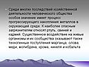 Процесс прогрессирующего накопления металлов