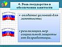 Создание условий для занятости