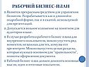 Рабочий бизнес-план