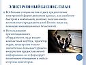 Электронный бизнес-план