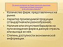 Количество фирм, представленных на рынке