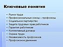 Ключевые понятия