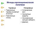Методы протекционистской политики