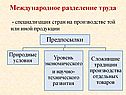 Международное разделение труда