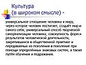 Культура (в широком смысле)