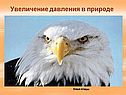 Увеличение давления в природе