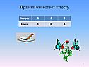 Правильный ответ к тесту