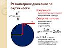 Равномерное движение по окружности