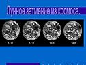 Лунное затмение из космоса