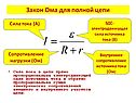 Закон Ома для полной цепи