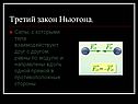 Третий закон Ньютона