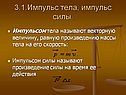 Импульс силы