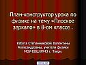 Плоское зеркало