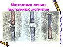 Магнитные линии постоянных магнитов