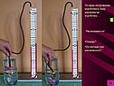 По мере погружения коробочки в воду давление на коробочку…