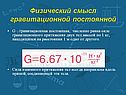 Физический смысл