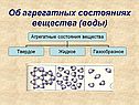 Об агрегатных состояниях вещества