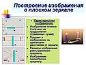 Построение изображения в плоском зеркале
