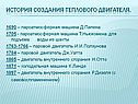 История создания теплового двигателя