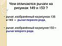 Чем отличаются рычаги на рисунках