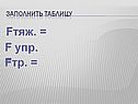 Fтяж