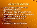 Сила упругости