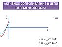 Активное сопротивление в цепи переменного тока