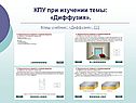 КПУ при изучении темы: «Диффузия»