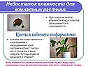 Недостаток влажности для комнатных растений