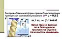 Ускорение свободного падения тела