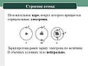Строение атома