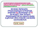 Энергия не возникает и не исчезает
