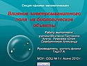 Влияние электромагнитного поля на биологические объекты