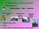 Расход воды в сельском хозяйстве
