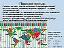 Время в пределах соседних часовых поясов