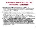 Изменения в КИМ 2013 года по сравнению с 2012 годом