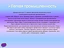 Легкая промышленность
