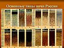 Основные типы почв России