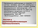 Лесная и деревообрабатывающая промышленность