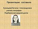 Презентацию составила