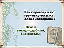 Вид звезды