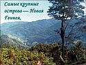 Самые крупные острова — Новая Гвинея,