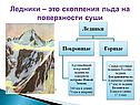 Скопления льда