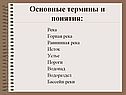 Основные термины и понятия: