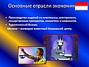 Основные отрасли экономики: