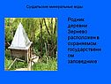 Родник деревни Зернево расположен в охраняемом государственном