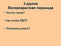 2 группа Половозрастная пирамида